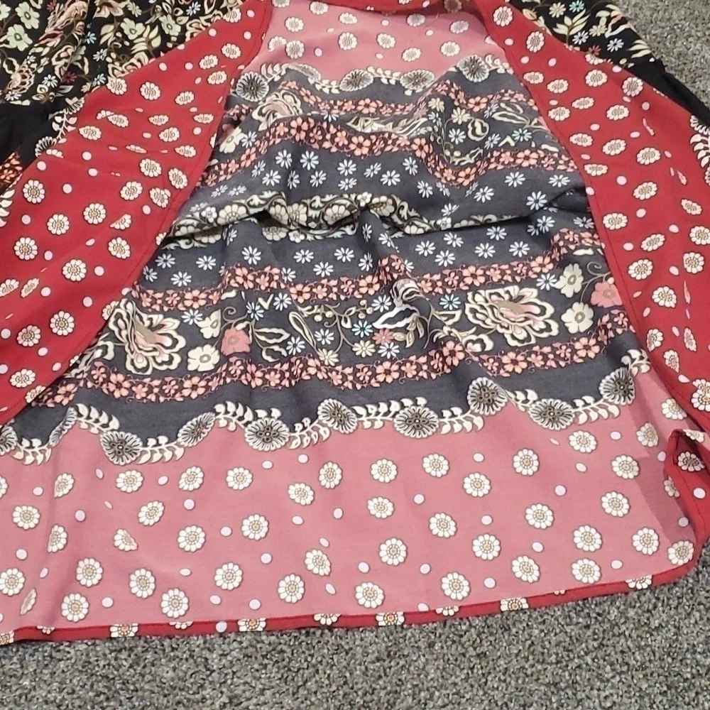 Requirements floral skirt boho midi women sz 12 boho - Picture 8 of 9